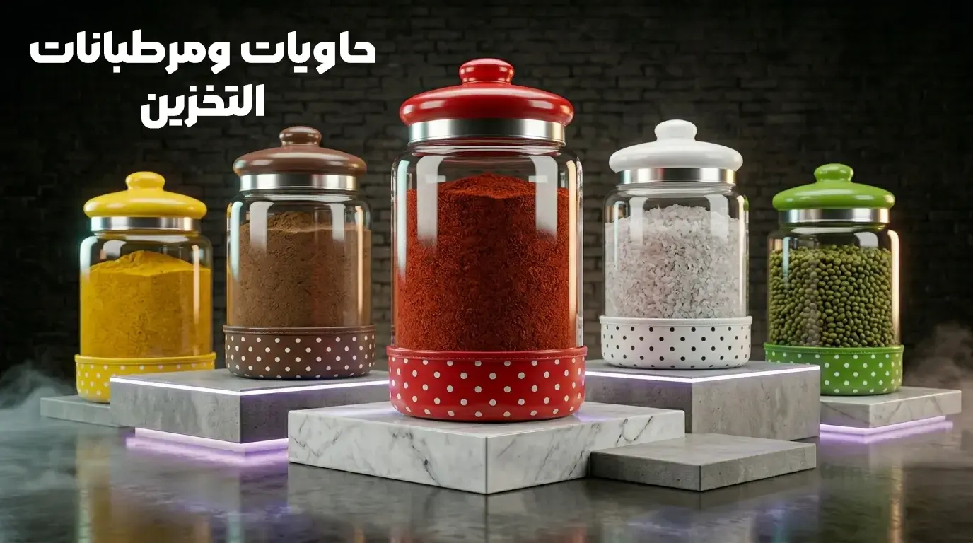 حاويات ومرطبانات التخزين